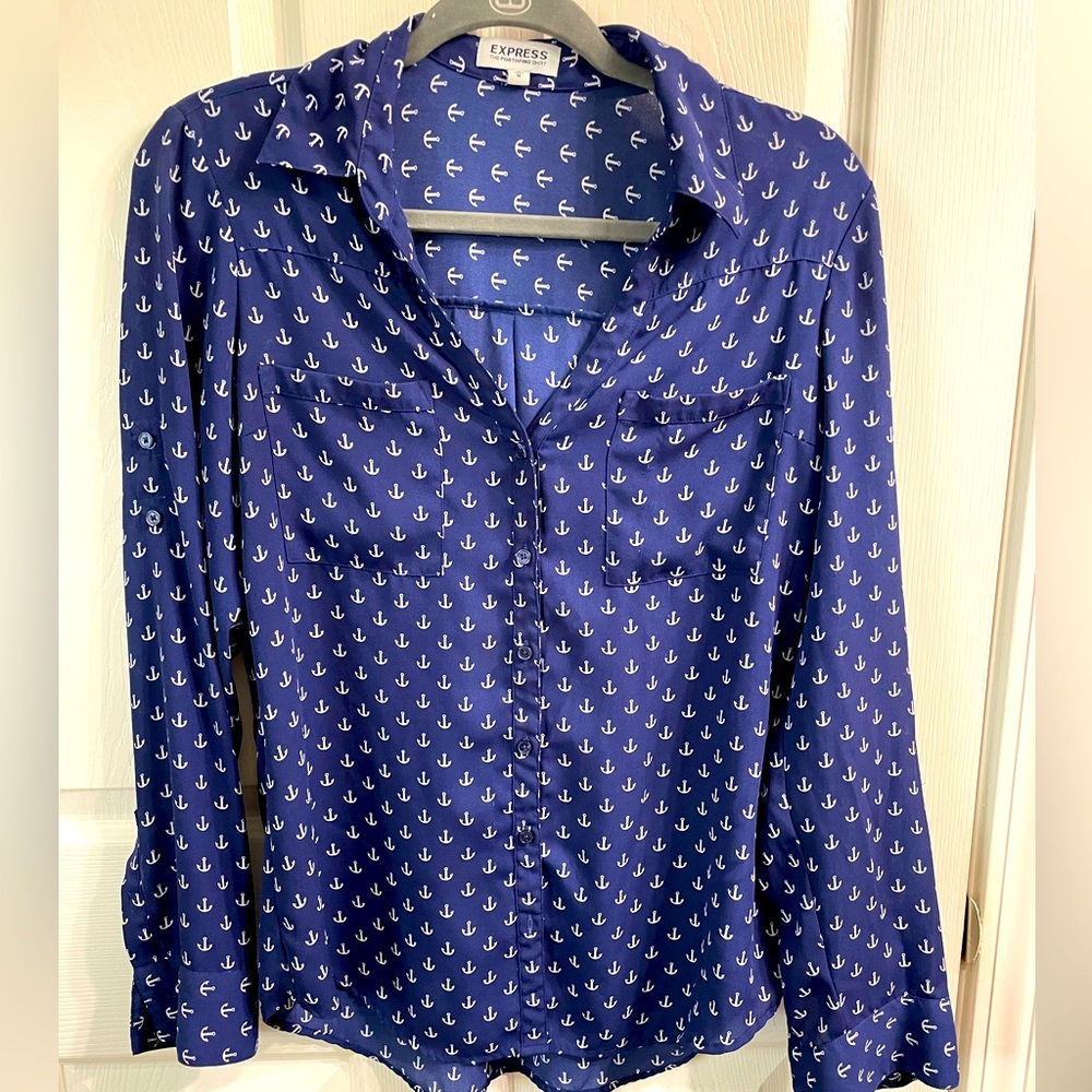 Express Portofino Anchor button down